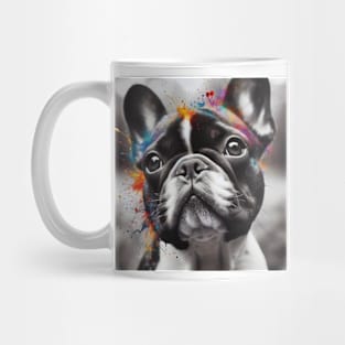 Colorful Gaze: French Bulldog Charm Mug